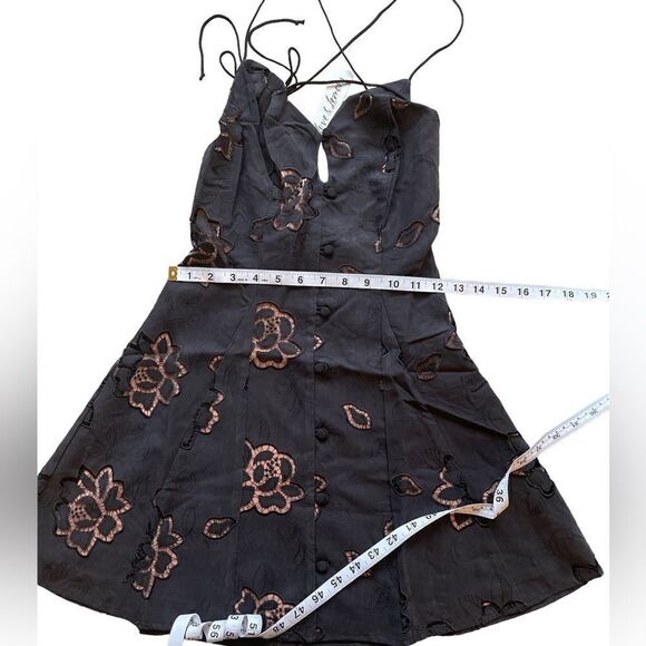FOR LOVE & LEMONS - RENEE MINI DRESS - BLACK Size XS - Picture 7 of 10
